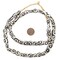 The Bead Chest Batik Bone Beads - Full Strand of Fair Trade African Beads (Small, Eye Design)